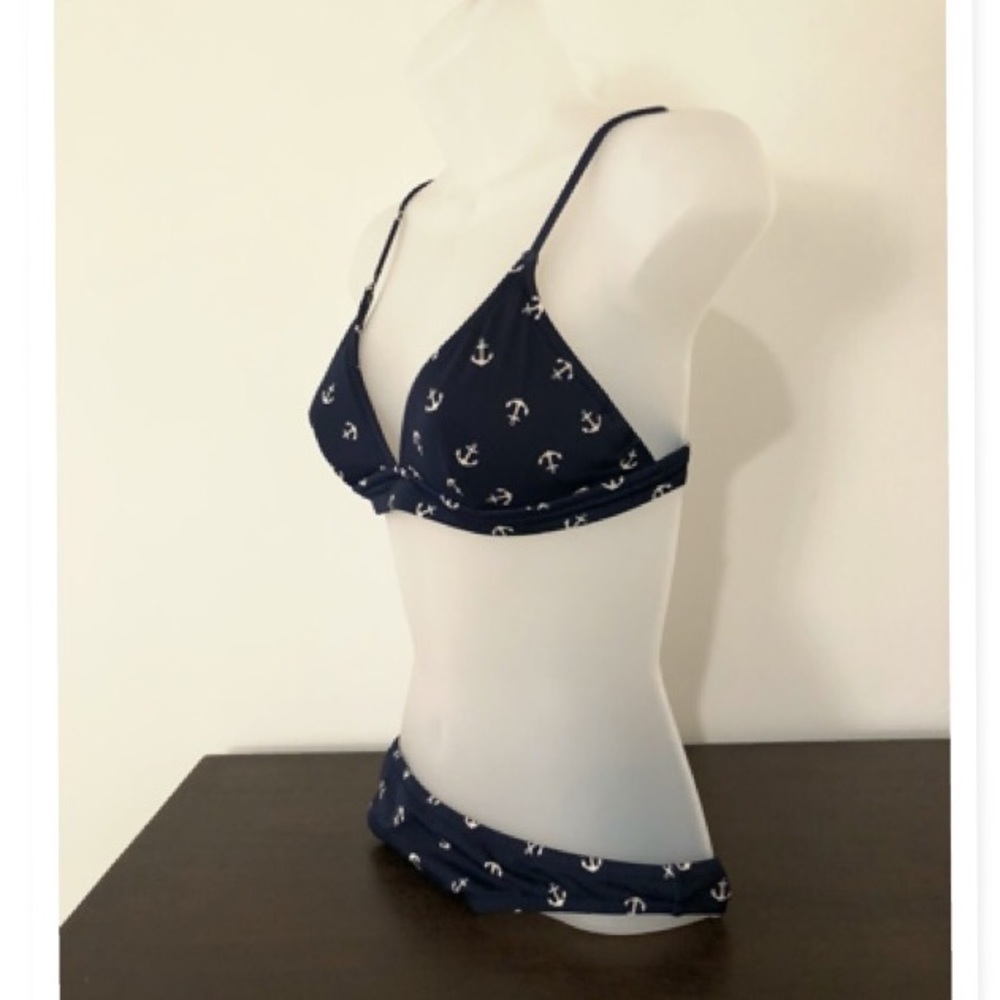 J. CREW ANCHOR PRINT BIKINI SET 👙 SIZE X-SMALL